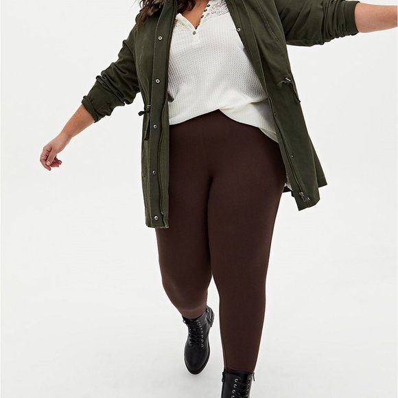 torrid Brown Leggings - Picture 1 of 7